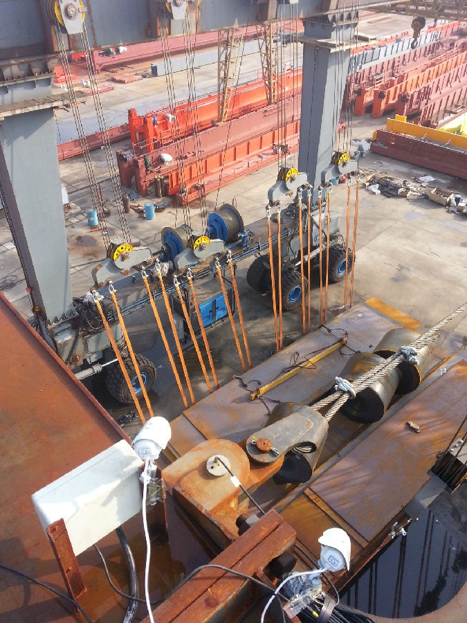 游艇吊安裝門(mén)式起重機(jī)安全監(jiān)控系統(tǒng)現(xiàn)場(chǎng)圖四